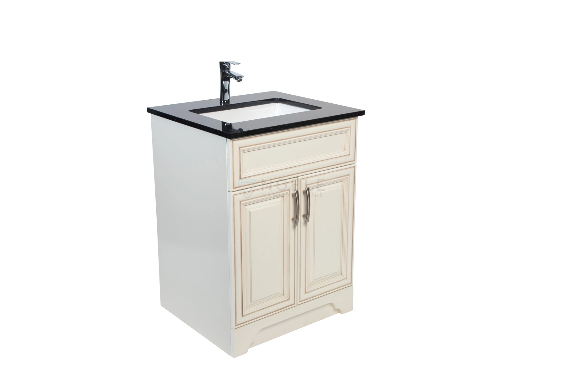 24 inch Antique White QUEEN Solid Wood Vanity at Noble Vanity Mississauga129