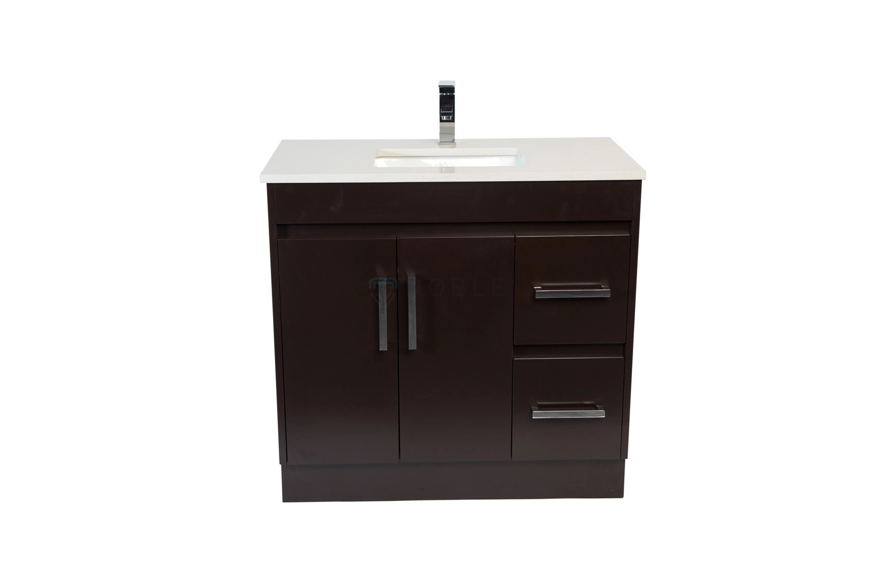36-inch Hi-Gloss Espresso Vanity with Drawer, Countertop and Sink164