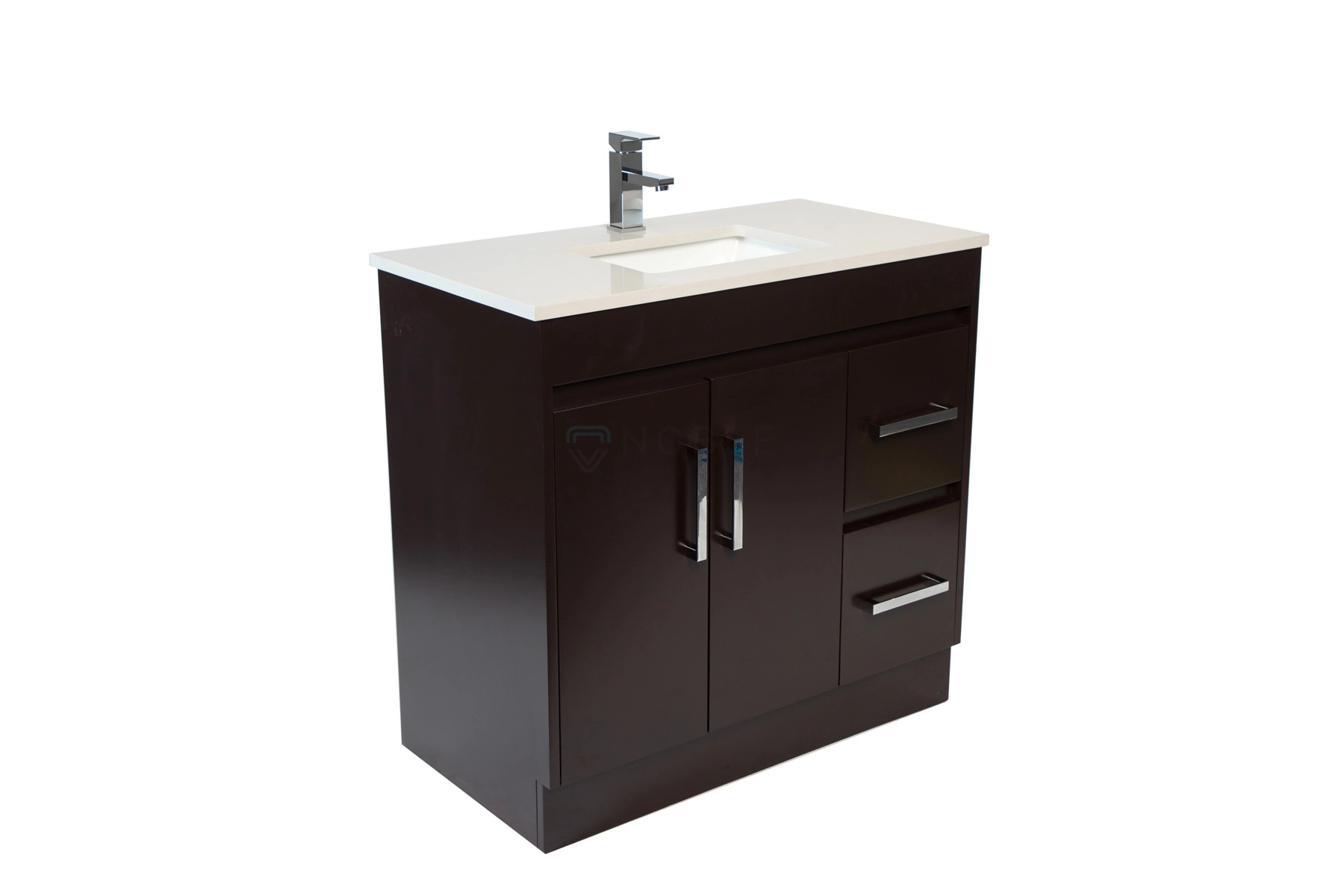 36-inch Hi-Gloss Espresso Vanity with Drawer, Countertop and Sink165