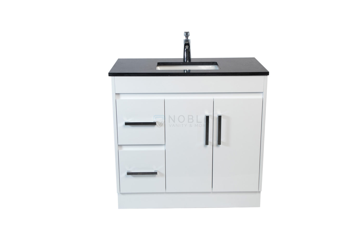 36 Inch White Bathroom Vanity With Drawers