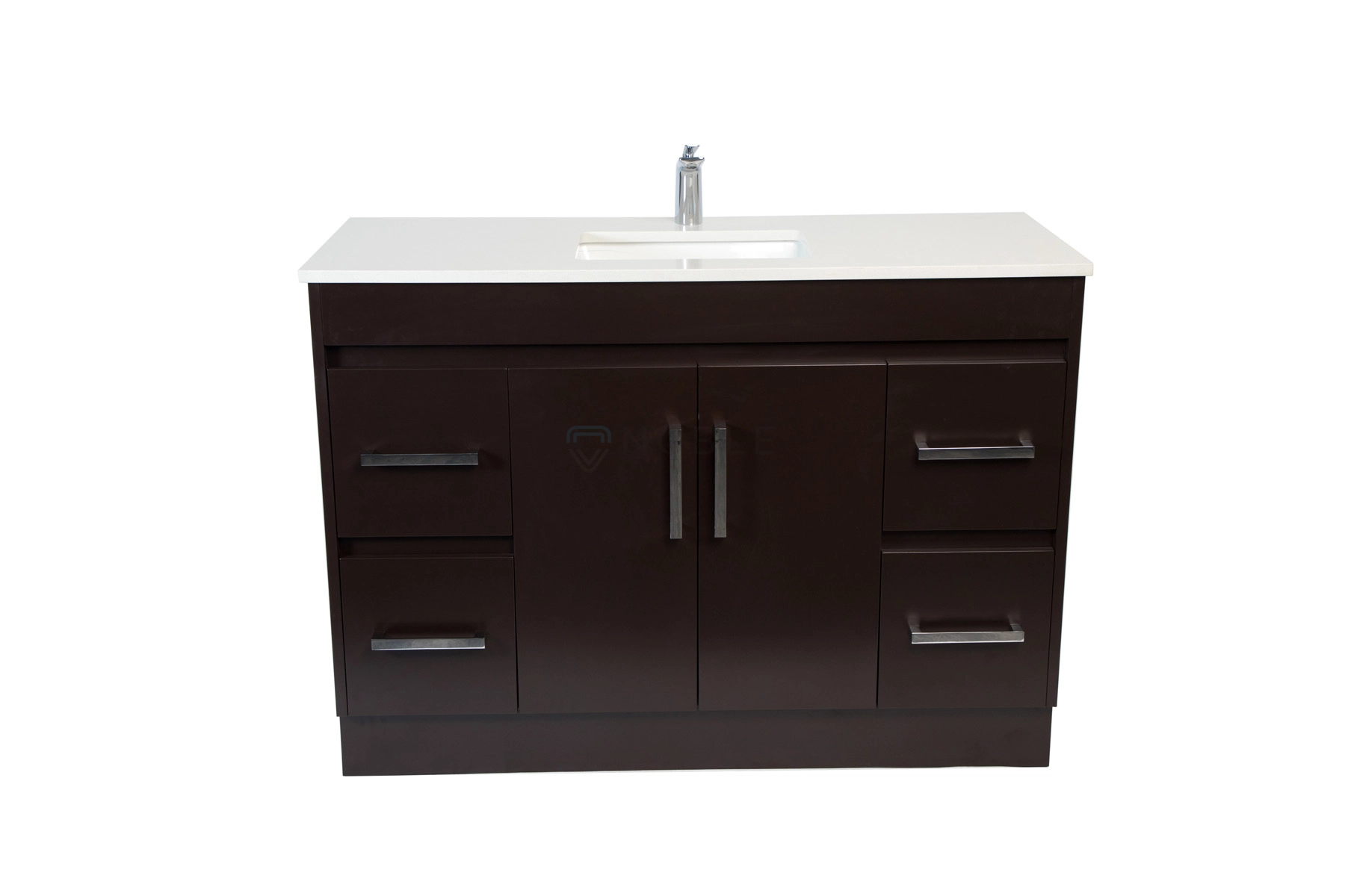 48-inch HIgh-Gloss Vanity with 6 Drawer, Countertop and Sink158