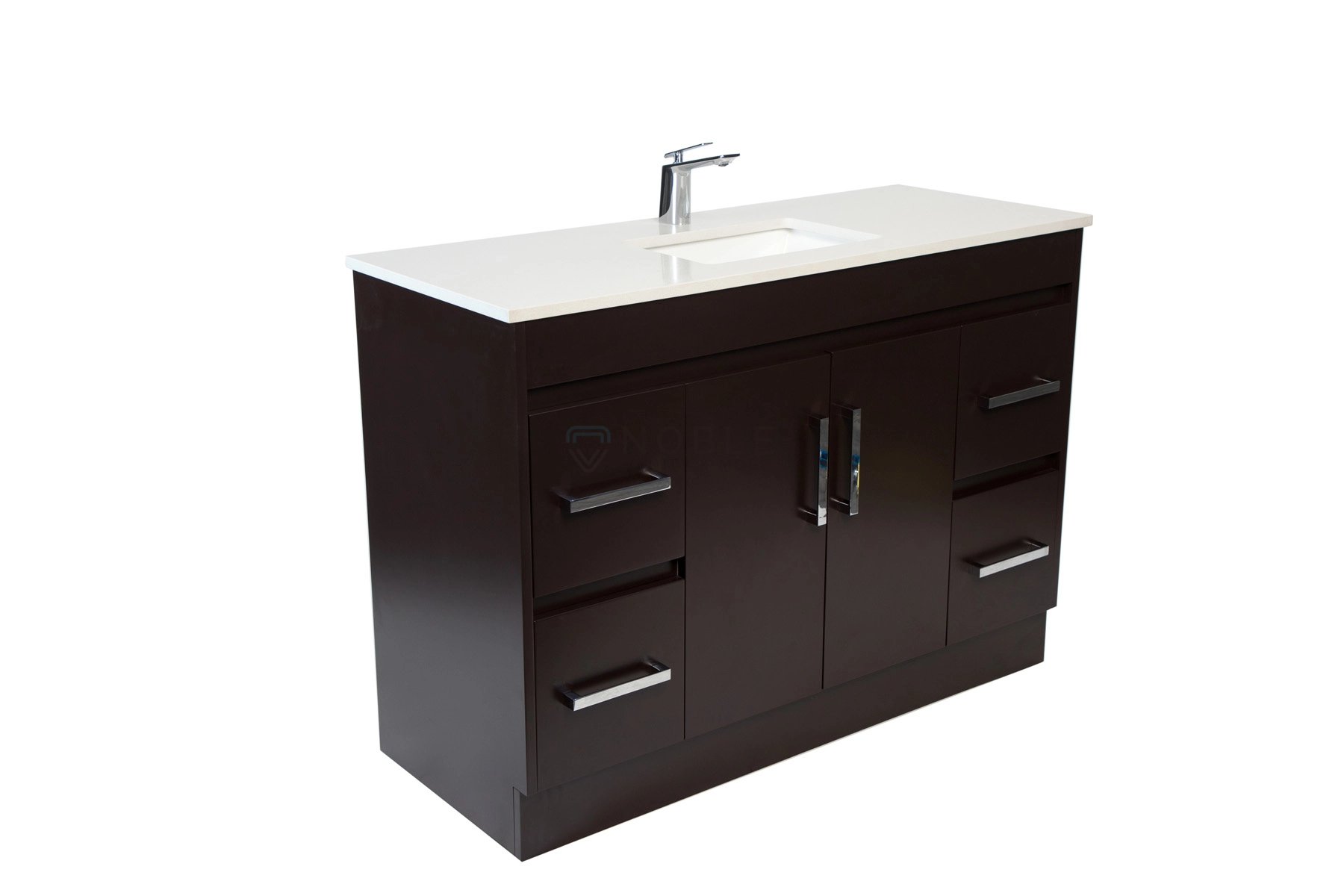 48-inch HIgh-Gloss Vanity with 6 Drawer, Countertop and Sink159