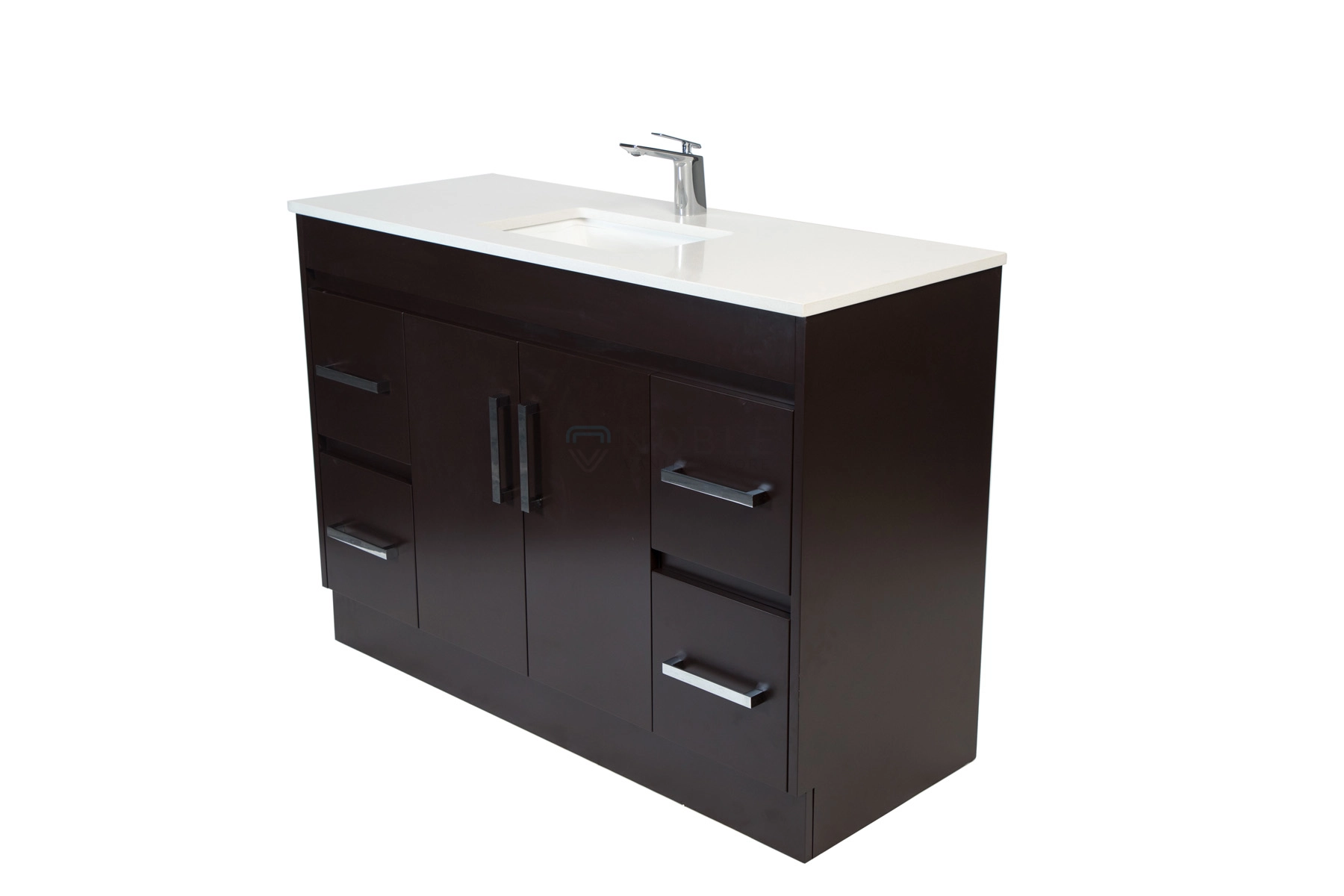 48-inch HIgh-Gloss Vanity with 6 Drawer, Countertop and Sink160