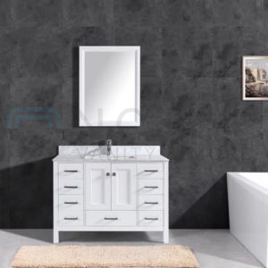 King Series Oak Wood Vanities with Marble Tops2487